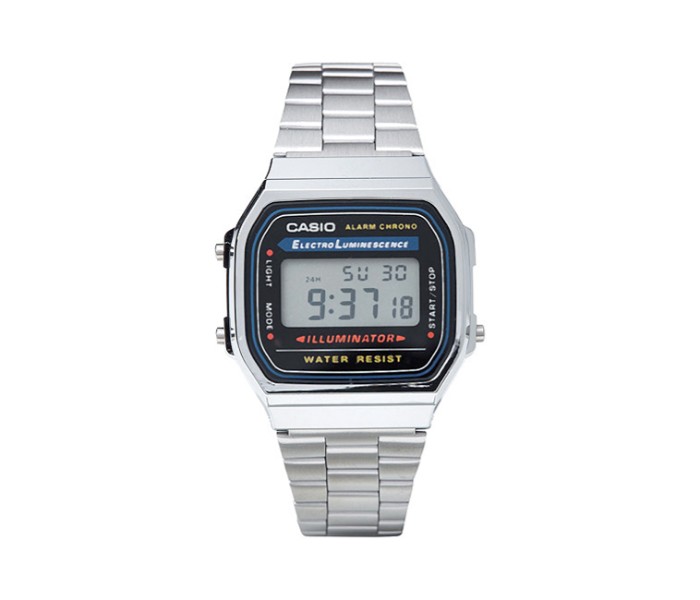 Casio A168WA-1WDF (CN) Mens Sports Digital Watch Silver - Zoom Image 3