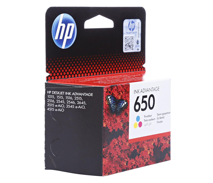 HP 650 Inkjet Cartridge - Tri Colour - Zoom Image 2