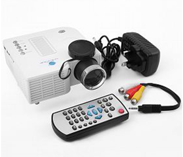 BSNL A8 LED Projector with Remote Control, White - Zoom Image 5