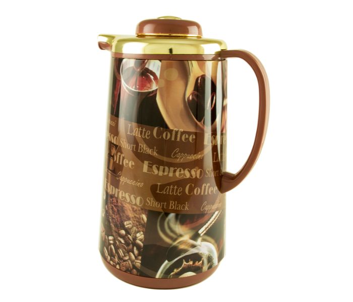 Taqdeer 1.3 Liter Vacuum Flask Brown And Gold - Zoom Image 2