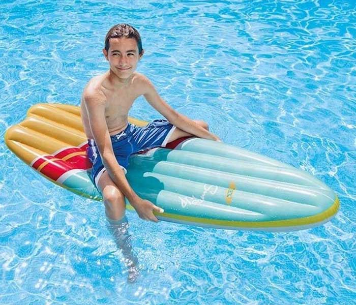 Intex ZX-58152 178 x 69CM Inflatable Swimming Pool Sun Lounger Surfboard - Zoom Image 1