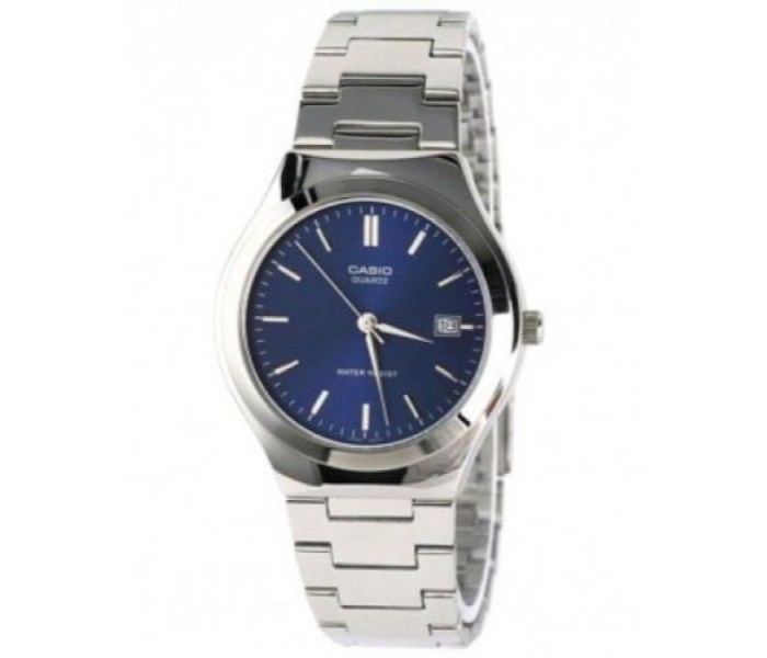 Casio LTP-1170A-2ADF Womens Analog Watch Silver and Blue - Zoom Image