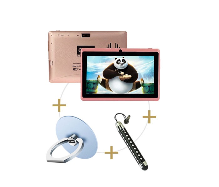 C idea CM20 7 Inch 1GB RAM 8GB Internal Memory Android Tablet With Combo of Touch Pen and Finger Holder Pink - Zoom Image