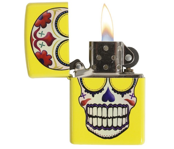 Zippo 24894-000009 Day of the Dead Lighter Multicolor - Zoom Image 1