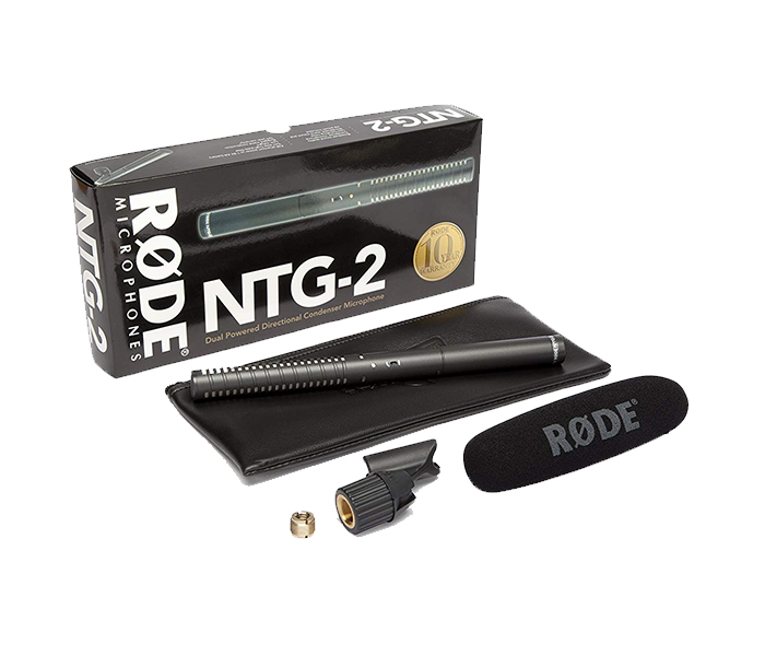 Rode NTG2 Condenser Shotgun Microphone - Black - Zoom Image 4