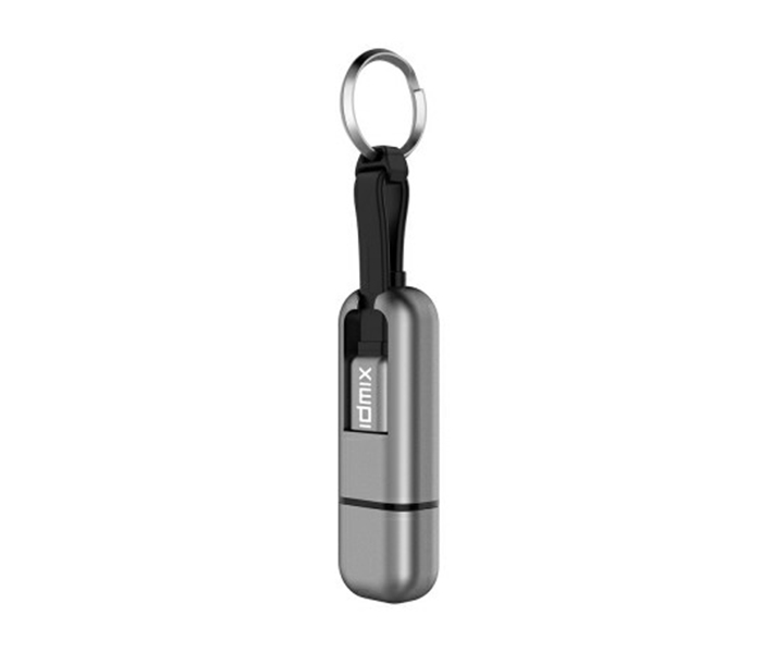 Idmix DL07 4-in-1 Keychain Shape MFI Lightning Cable with 16GB U Disk - Grey - Zoom Image 6