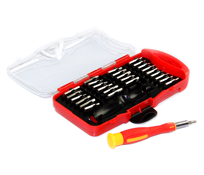 Taqdeer 29-in-1 Screwdriver Repair Tools Kit Set - Red - Zoom Image 1