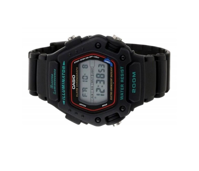 Casio DW-290-1DF Mens Digital Watch Black - Zoom Image 2