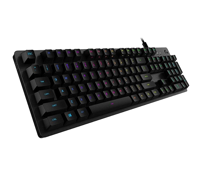 Logitech 920-008751 G512 Carbon Mechanical RGB Wired Gaming Keyboard - Romer-G Linear Switch, Black - Zoom Image 1