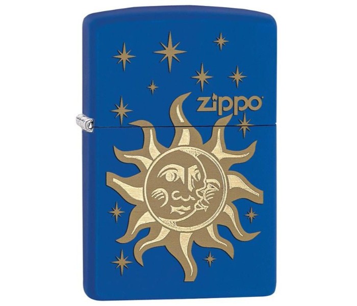 Zippo 28791 229 Sun and Moon Lighter Blue - Zoom Image