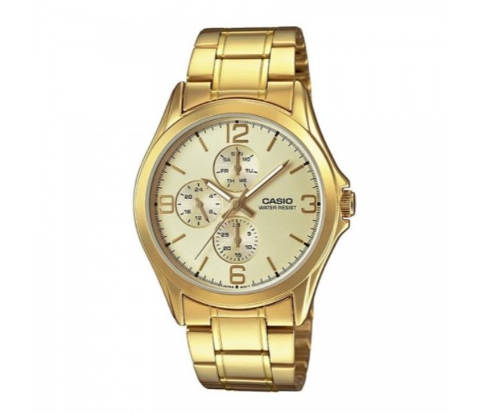 Casio MTP-V301G-9AUDF Mens Analog Watch Gold - Zoom Image