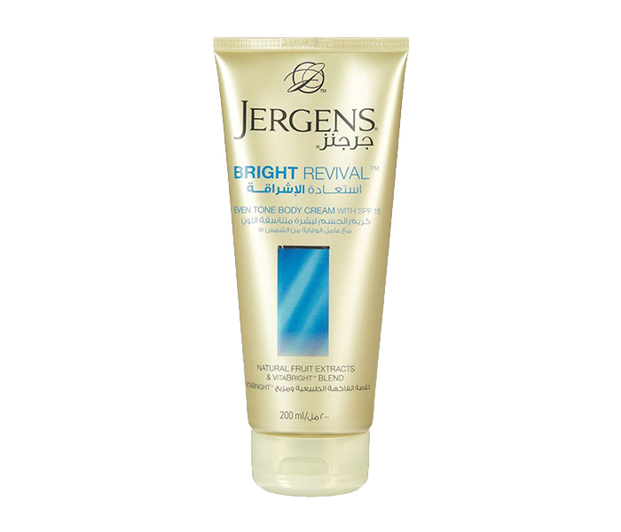 Jergens N15767841A Bright Revival Even Tone Body Cream - 200ml - Zoom Image