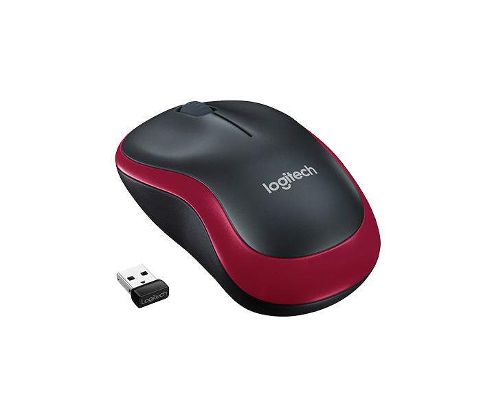 Logitech 910-002237 M185 2.4GHz Wireless Mouse - Red - Zoom Image 7