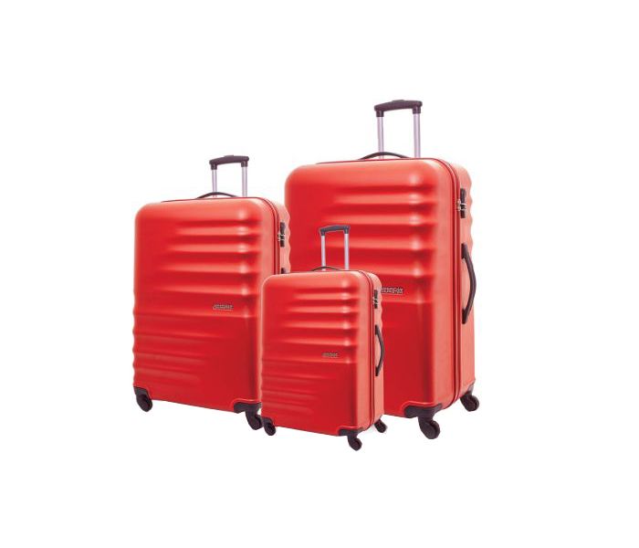 American Tourister GAT104LUG02208 Preston Spinner 3 Piece Set Red - Zoom Image