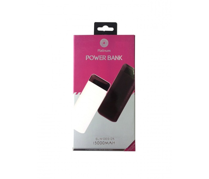 Platinum PP9006 15000mah Power Bank with Display Gold - Zoom Image 1