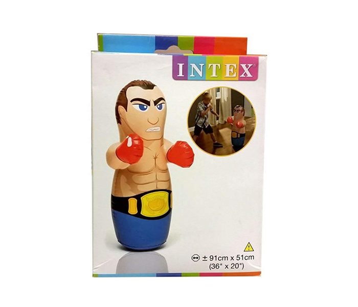 Intex ZX-44672 Inflatable Wrestler Blow Up 3D Bop Bag - Zoom Image 1