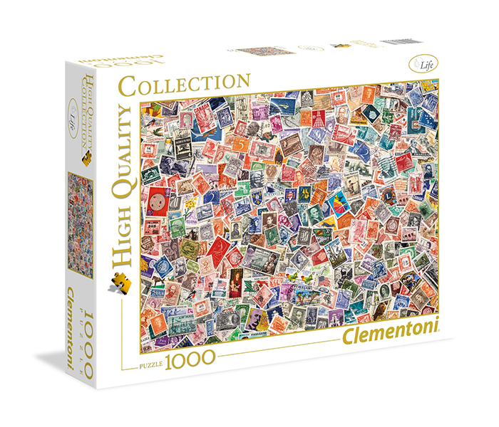 Clementoni 39387 High Quality Collection Stamps Adult Puzzle - 1000 Pieces - Zoom Image 2