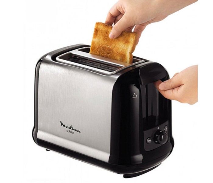 Moulinex LT340827 850 W Subito Toaster Silver and Black - Zoom Image 1