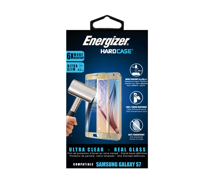 Energizer ENSPPRCLGS7E Screen Protector Premium Glass for Samsung Galaxy S7 - Clear - Zoom Image 2