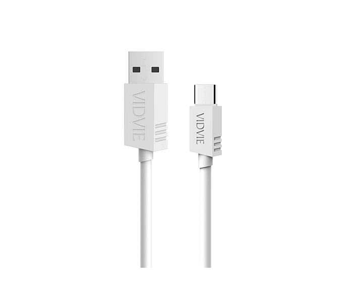 Vidvie CB-404 Data Cable for Smartphone - 1 Meter, White - Zoom Image 3