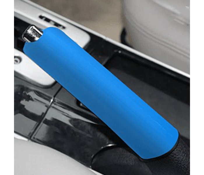 Car Silicone Handbrake Sleeve, Blue - Zoom Image 1