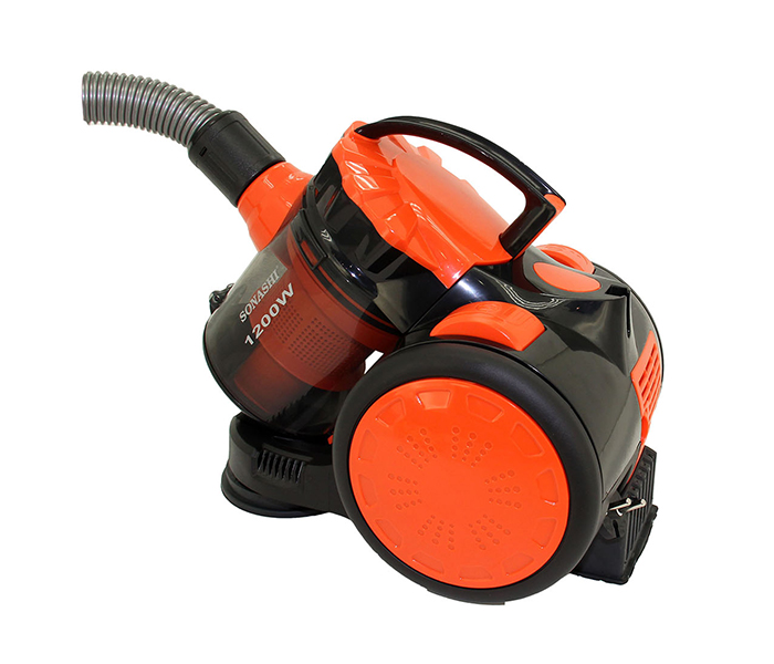 Sonashi SVC-9022C 1200W Cyclone Bagless Vacuum Cleaner - Orange & Black - Zoom Image 2