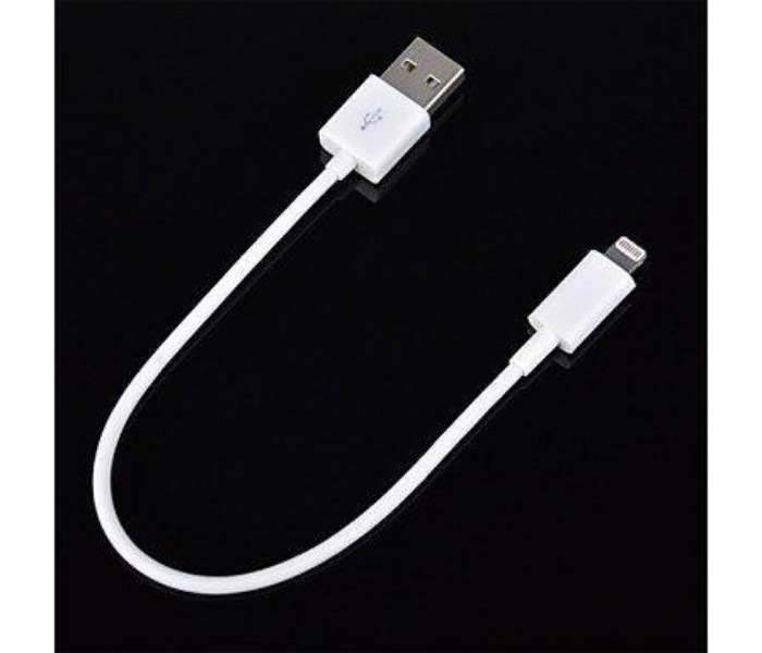 Mini Short Fast Charging Sync Power Bank Cable for iOS Devices FCPB34 White - Zoom Image 2