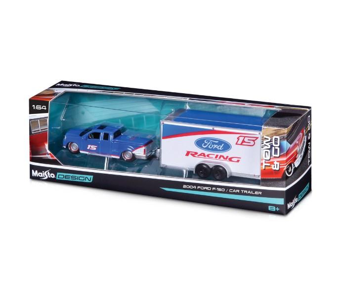 Maisto Tech 11368 1:64 Design Tow and Go Car Blue - Zoom Image