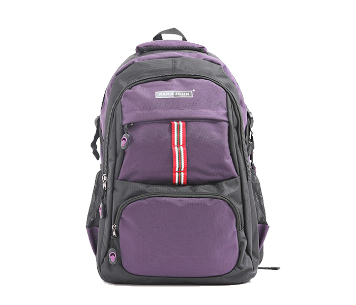 Para John PJSB6015A18 18-inch School Backpack- Purple Yellow - Zoom Image