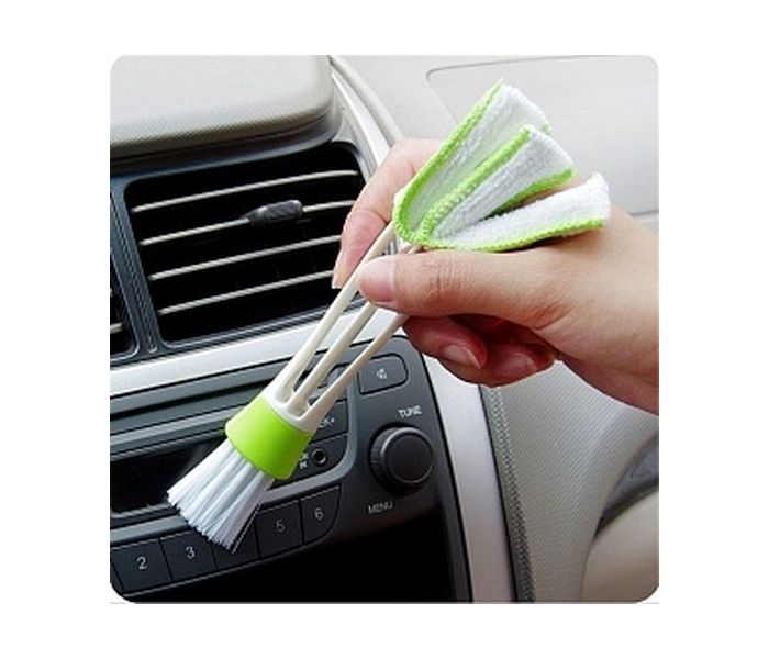 QRC Car AC Window Duster With Soft Brush - Zoom Image 3