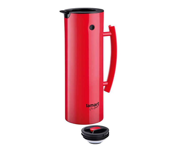 Lamart LT4011 1L Thermos Vacuum Flask, Red - Zoom Image 1