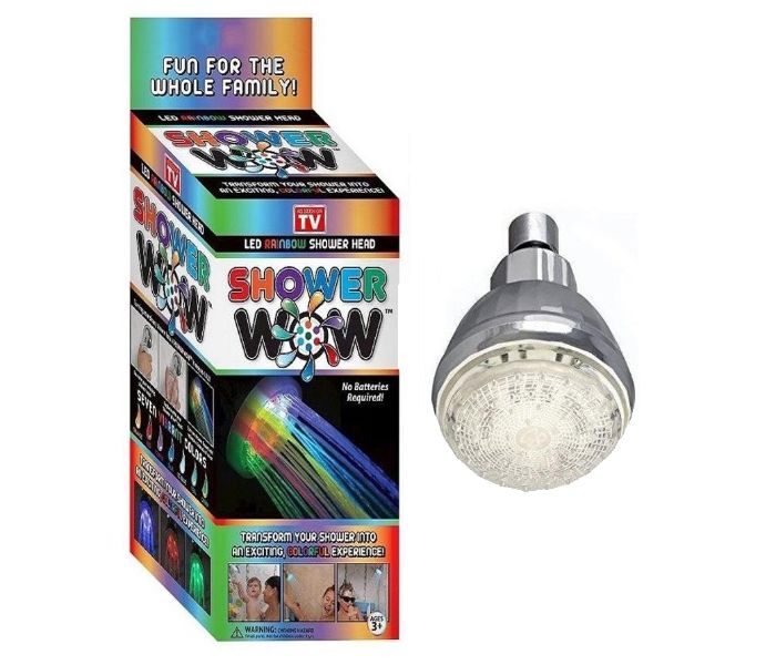 Led Rainbow Shower Head RSH36 White and Silver - Zoom Image 3