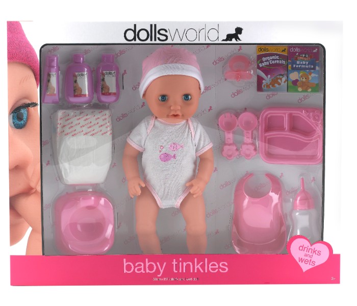 Dolls World 8124 38cm Baby Tinkles Multi Color - Zoom Image 4