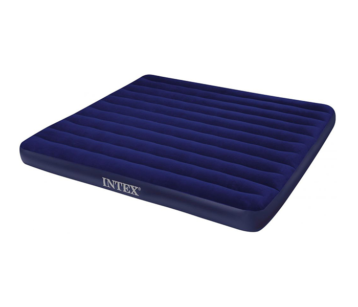 Intex ZX-68755 183 x 203 x 22CM Inflatable King Size Classic Downy Airbed - Blue - Zoom Image 2