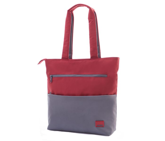 American Tourister GAT104LUG02142 Brixton Laptop Vertical Tote Red and Grey - Zoom Image 1