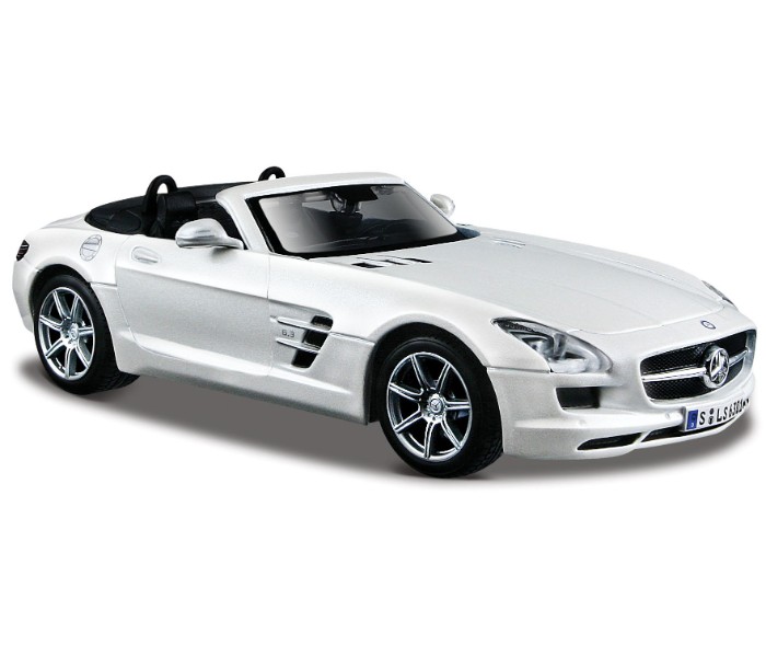 Maisto Tech 31272 1:24 SE (B) Mercede Benz SLS AMG Roadster White - Zoom Image