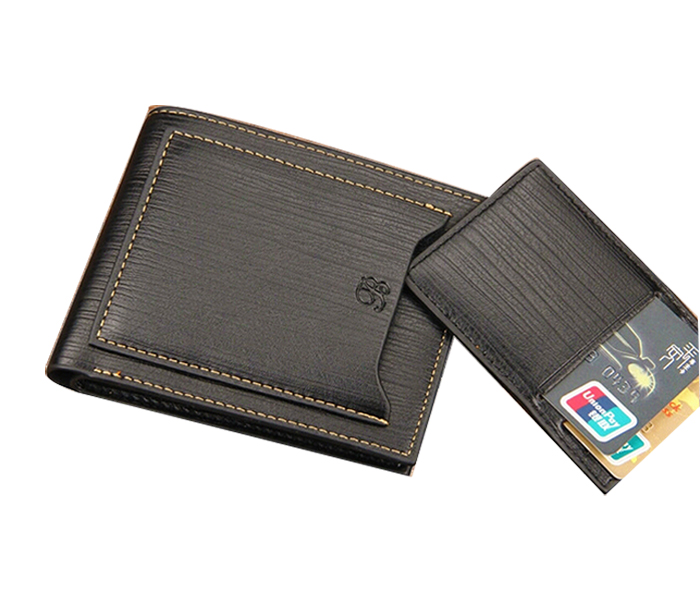 Baellerry M3 Leather  Wallet For Men With Card Holder - Black - Zoom Image 2