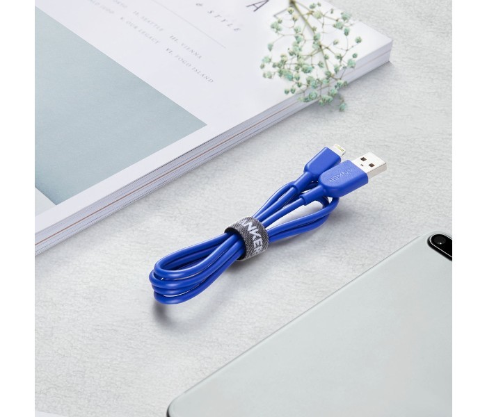 Anker A8432 Powerline II Lightning Cable 3 ft Blue - Zoom Image 4