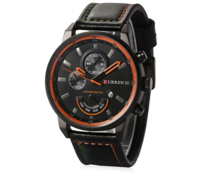 Curren 8217 Casual Quartz Watch For Men Black - Zoom Image 1