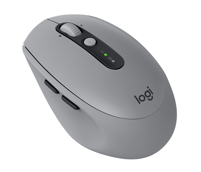 Logitech 910-005198 M590 Multi-Device Silent Wireless Bluetooth Mouse - Mid Grey - Zoom Image 1