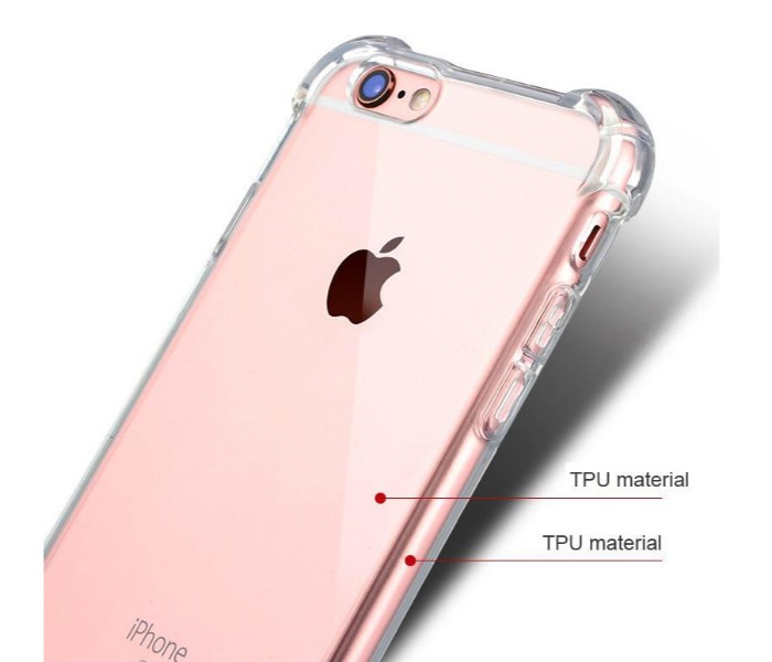 Shockproof Silicone TPU Transparent Back Case For iPhone 7 and 8 SHTI8 Clear - Zoom Image 3