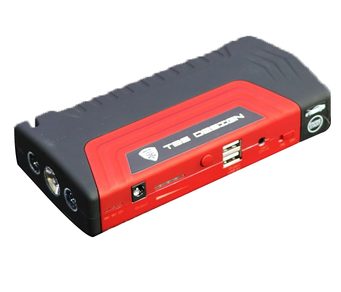 TBS Design 9 Multi-Functional Car Jump Starter - Red - Zoom Image 1