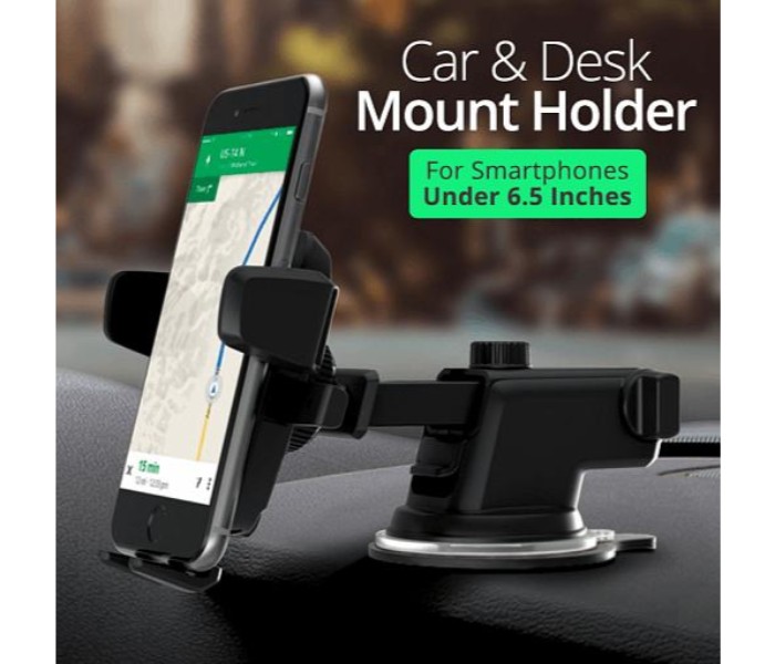 One Touch Universal Strong Adhesive Car and Desk Mount Holder for Smartphones Under 6.5 Inches OTCM65 Black - Zoom Image 10