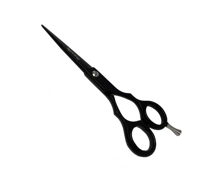 Tips & Toes TT-683 Super Cut- Stainless Steel Professional Barber Scissors - Black - Zoom Image 1