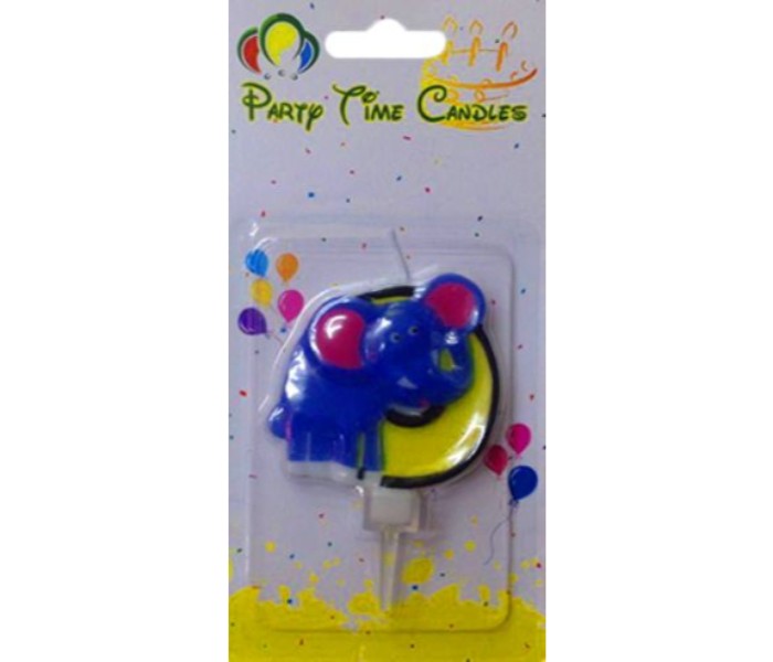 Party Time M116 Animal Birthday Candle 0 Multicolor - Zoom Image