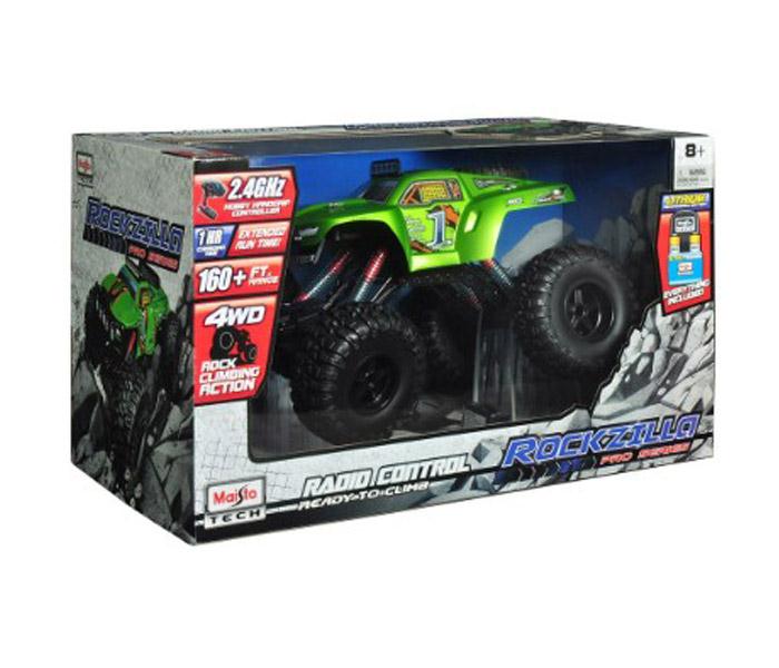 Maisto Tech 81189 Rockzilla With Newtruck Body & Larger Tires With Batteries & Charger Green - Zoom Image 2