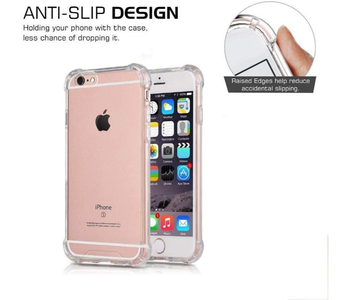 Shockproof Silicone TPU Transparent Back Case For iPhone 6 Plus and 6s Plus SHTCS6 Clear - Zoom Image 3