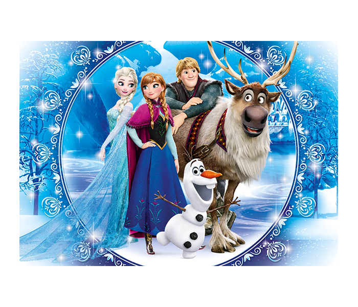 Clementoni 27956 Super Color Frozen Make Your Own Magic Children Puzzle - 104 Pieces - Zoom Image 1