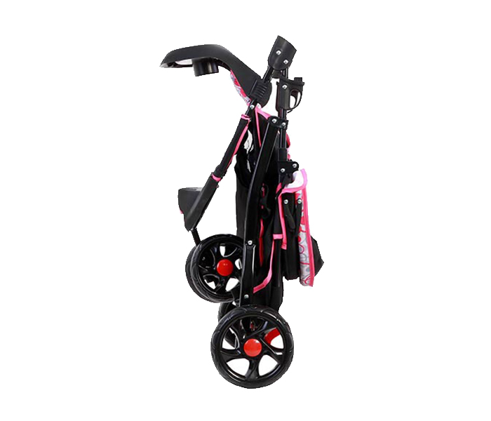 Baby Plus BP7739 Baby Stroller - Red Print - Zoom Image 2