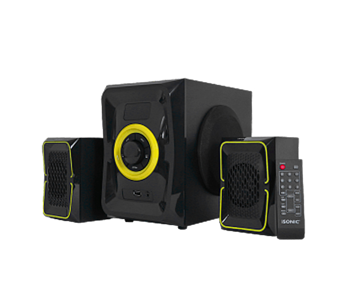 iSonic IS 457 2.1 Channel Multimedia Speaker - Black - Zoom Image 2